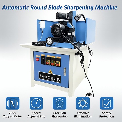 Auto round blade - auto, sharpening